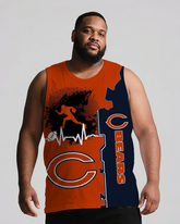 Sports Men's Big & Tall Sleeveless Shorts Two-piece